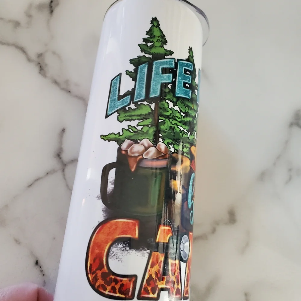 Life is Better by the Campfire 20oz Tumbler 🎉sale